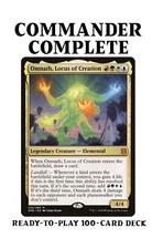 Omnath, Locus of Creation LANDFALL RAMP Magic MTG Custom Commander Deck