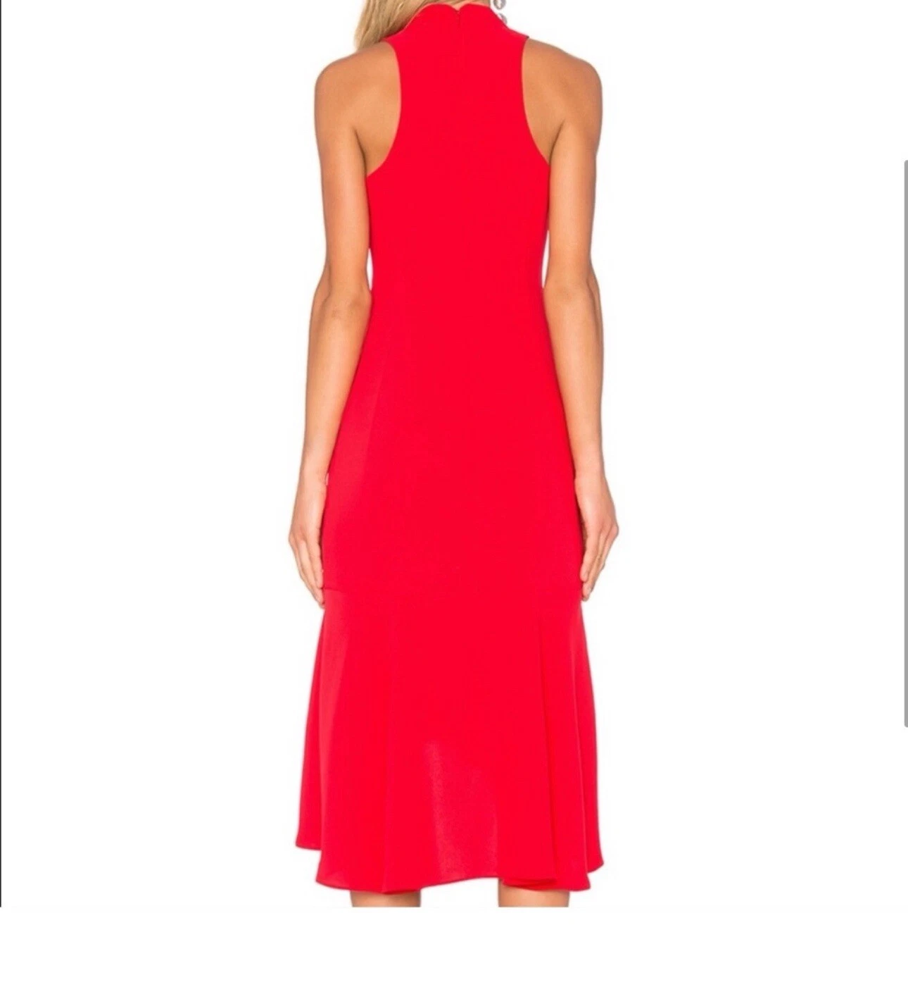 VALENTINO Abito midi Amanda Uprichard rosso Valentina donna XS leggi