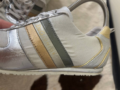 DOLCE & GABBANA Junior Leather/nylon Sneaker In Grey Size EU 34 US 2.5 - Picture 9 of 9