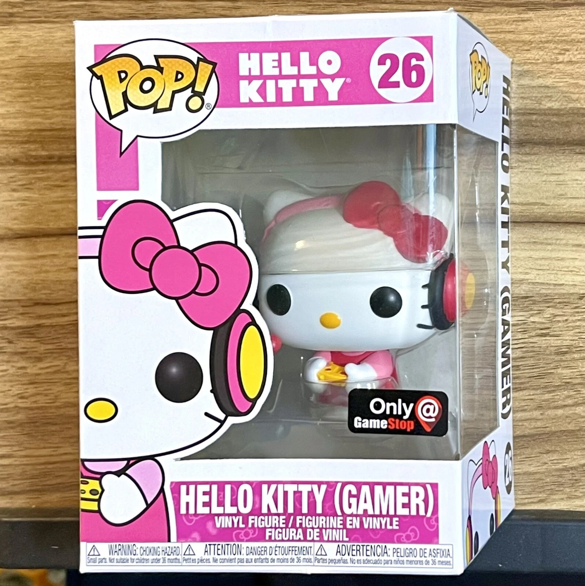 Hello Kitty Gamer Funko Pop! #26 GameStop Exclusive Brand New! (dented)