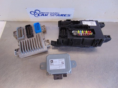 Vauxhall Corsa ECU Kit D A14NEL 1.4 Turbo 10-14 Key code card Clocks BSM 3dr - Picture 17 of 20
