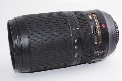 Exc+5]NIKON AF-S NIKKOR 70-300mm F/4.5-5.6 G ED VR LENS From JAPAN