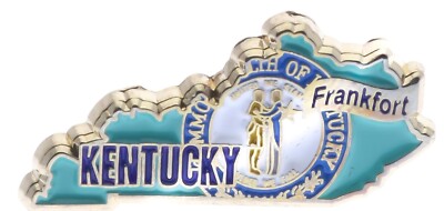 Kentucky State of Flag Colors 1 inch Hat Lapel Pin AV0326 F4D12F