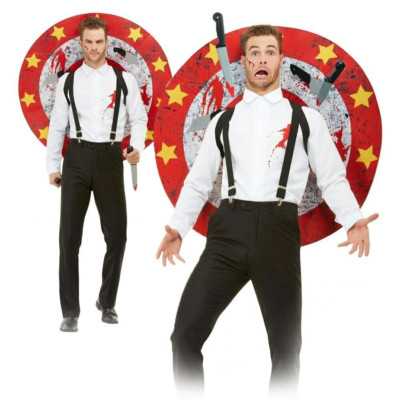 Deluxe Messerwerfer Kostüm Zirkus Showman Darsteller Faschingskostüm Outfit