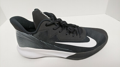 Nike Precision IV Basketball Sneakers, Black, Men display picture 2