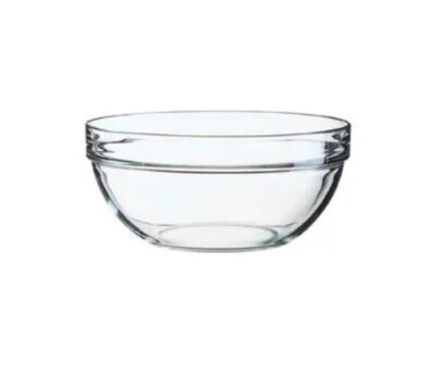 Arcoroc Stapelschale, transparent, H 7,8 cm, Ø 17 cm, 1 Stk. Glasschale