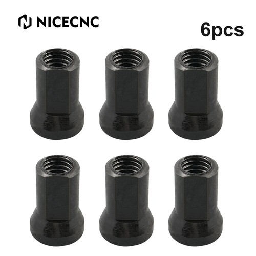 6PCS Rocker Rock Slider Mount Bolts Screws Kit For Polaris RZR XP 1000 2014-2022 - Foto 6 di 13