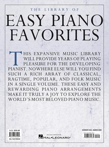The Library of Easy Piano Favorites - Bild 9 von 9