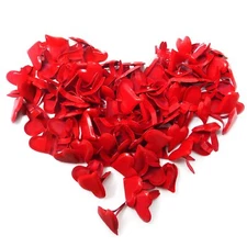 100 Heart Shape Mini Metal Brads Paper Fasteners for Scrapbooking Crafts