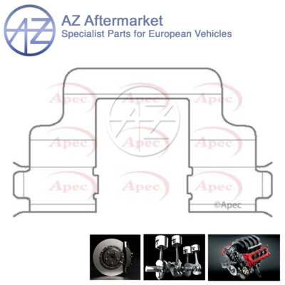 Fits Audi A3 TT A8 VW Scirocco Seat Leon AZ Rear Brake Pads Fitting Kit