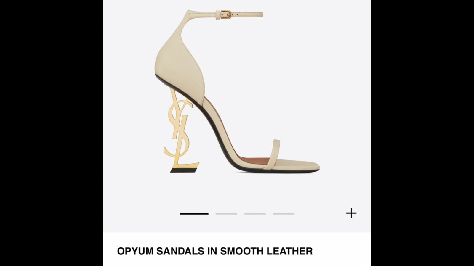 Tacchi con logo Saint Laurent YSL taglia 36 5