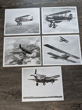 Lot of 5 Vintage Photo Prints U. S. AIR FORCE PHOTO CURTISS Planes 10" x 8"
