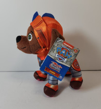Paw Patrol Rescue Knights Plush ZUMA Nickelodeon Orange Armor Stuffed Dog Animal