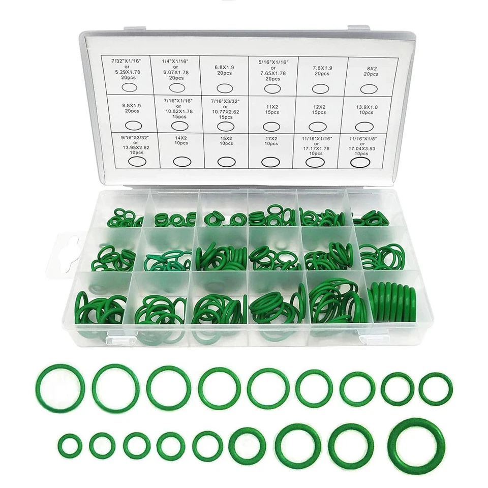 Sellos Junta Arandela Goma Sellado O Juntas Junta para Aire Acondicionado Coche Aire Acondicionado AC Foto 3 de 4