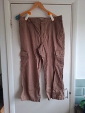 Cherokee cropped trousers Brown Size 12 100 cotton Good condition