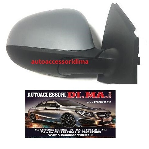 SPECCHIO RETROVISORE MECCANICO DX LANCIA Y YPSILON DAL 2010 AL 2011 VERNICIABILE