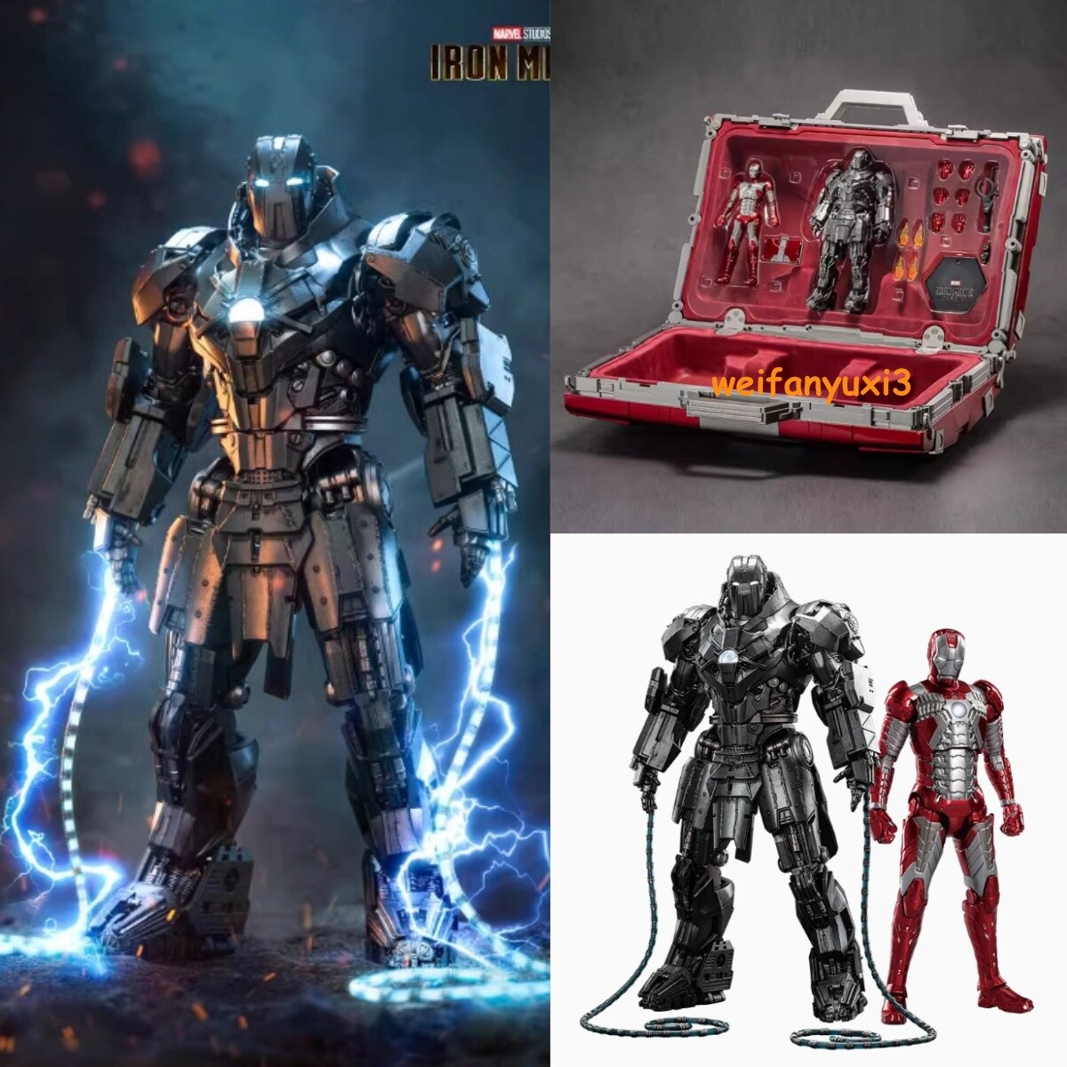 STOCK ZD 1:1 Iron Man Mark V MK5 Suitcase Set Moive Cosplay Prop