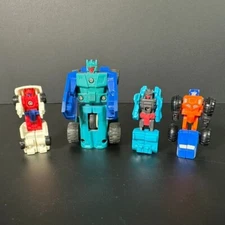Vintage Transformers G1 Lot of 4 Fizzle Fixit Seawatch Mudslinger 1980s