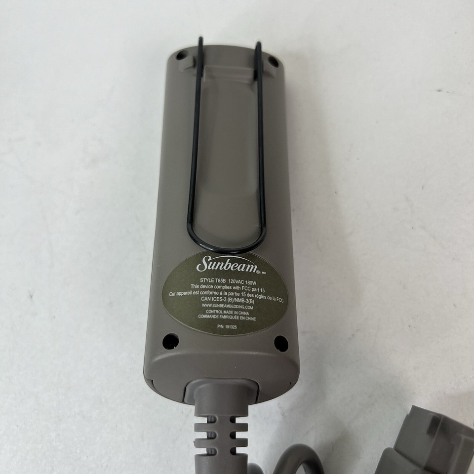 Sunbeam T85B Electric Blanket Heat Controller 3pin Replacement Cord eBay