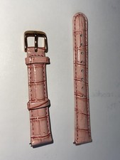 invicta watch band 16mm leather strap-Pink