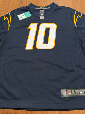 YOUTH NIKE NFL PLAYERS JUSTIN HERBERT LA CHARGERS ON-FIELD JERSEY NAVY 14/16 L