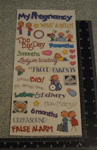 #2 ~ BABY Boy & Girl Stickers Embellishment Scrapbooking CLOUD9 DESIGN Plus - Picture 6 of 13