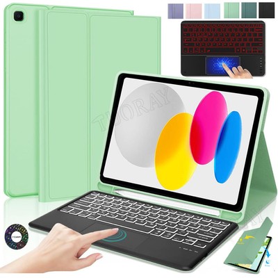Beleuchtet Tastatur Hülle mit Touchpad Für iPad Air 5./4. Gen 10,9 Zoll Pro 11''