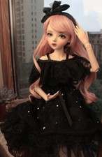 Full Set 1/3 BJD Doll 60cm Toy Mechanical Joint Body with Clothes Open Head Doll