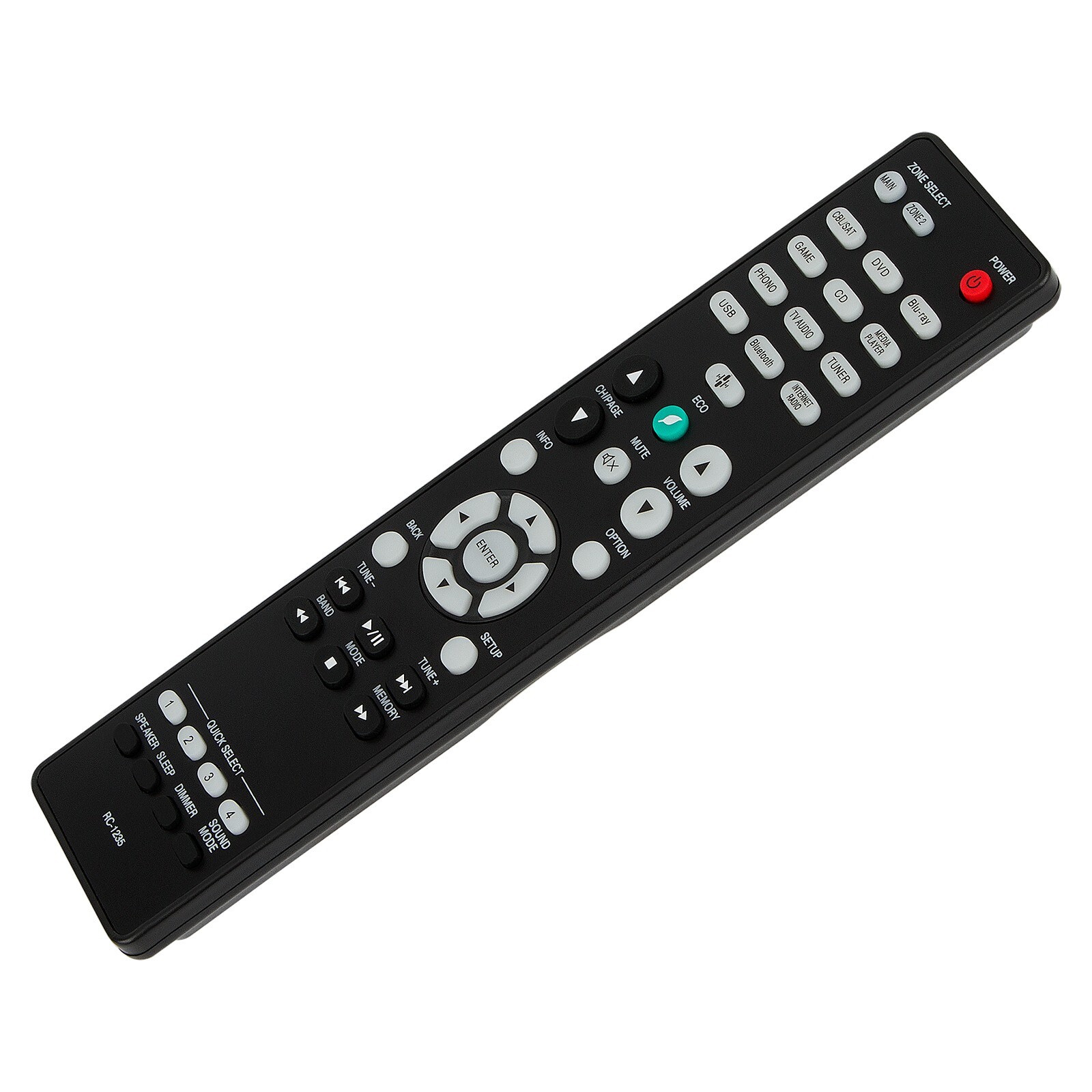 New RC-1235 Replace Remote for Denon AV Receiver DRA-800H DRA800H Stereo System