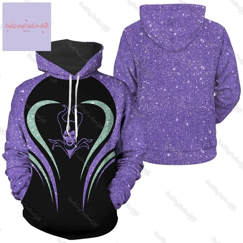 Villains Maleficent Evil Hoodie Legging Set