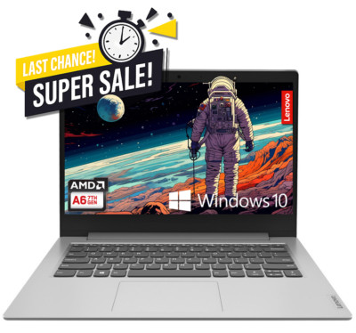 Lenovo IdeaPad Slim Laptop 14'' AMD Processor, 4GB RAM & 64GB eMMC, Open Box
