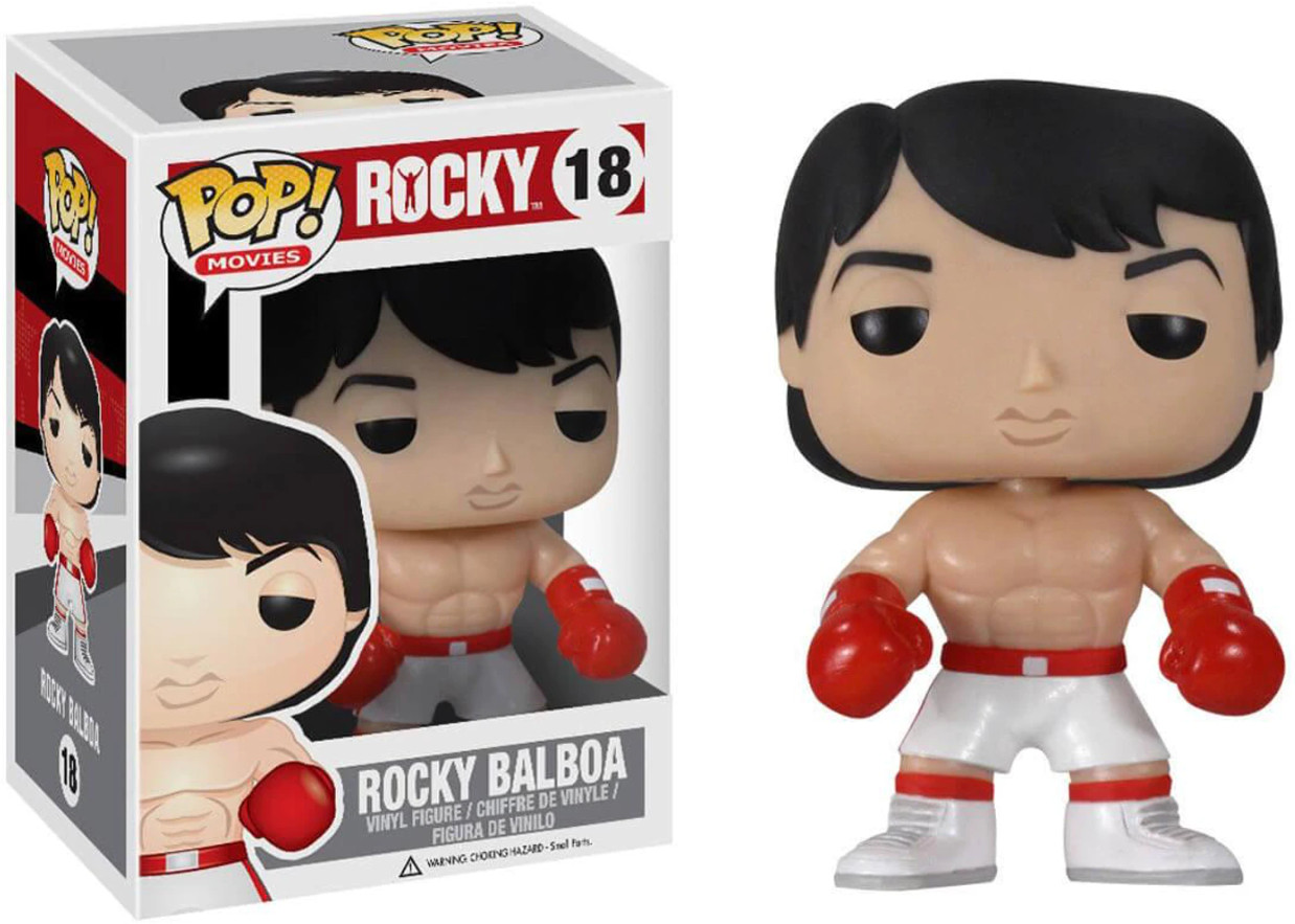 ¡Funko Pop! Figura De Acción Exclusiva De Películas Rocky 18 Rocky Balboa Con Caja Protectora