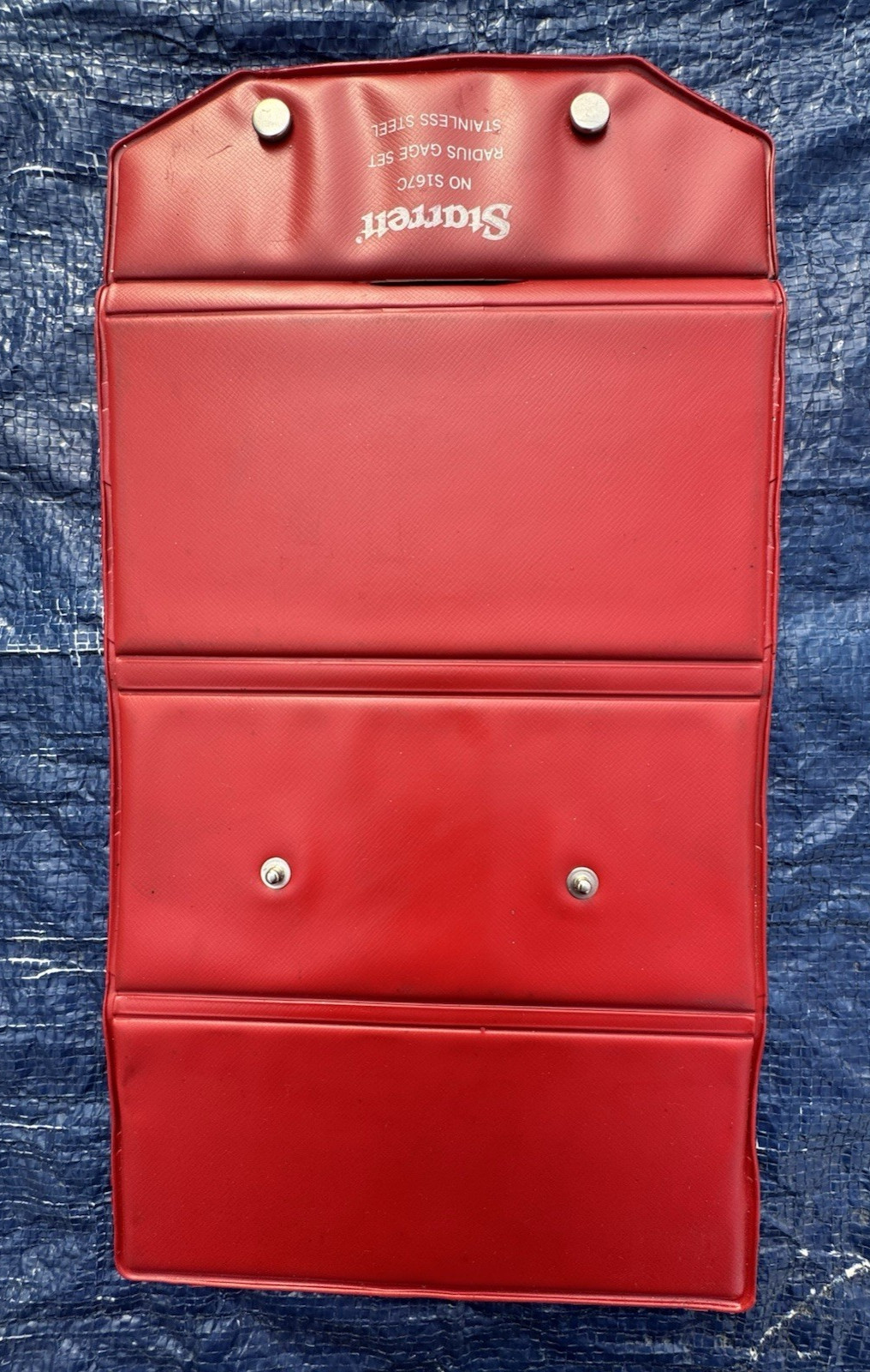  Starrett S167C Radius Gage Set Sizes 1/64" to 1/2" - Very Nice