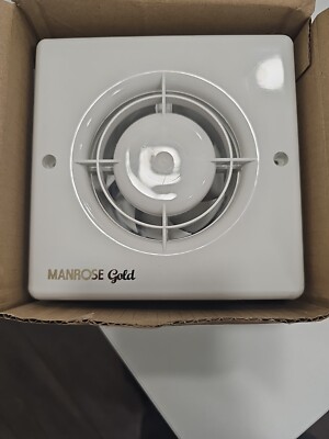 Manrose 62530 Gold Standard 100mm (4") Axial Bathroom Extractor Fan ...