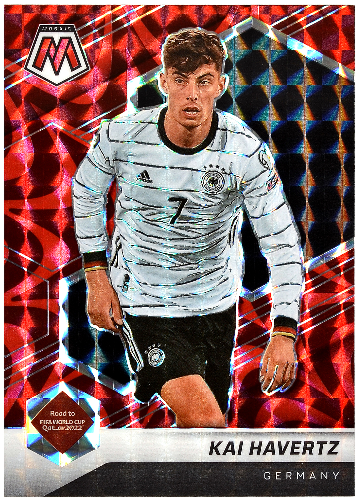 KAI HAVERTZ - 2021-22 Panini Mosaic FIFA World Cup Red #64 Germany