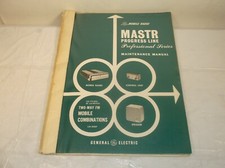 GE MASTR PROGRESS LINE PROFESSIONAL SERIES 2-WAY MAINTENANCE MANUAL LBI3500F