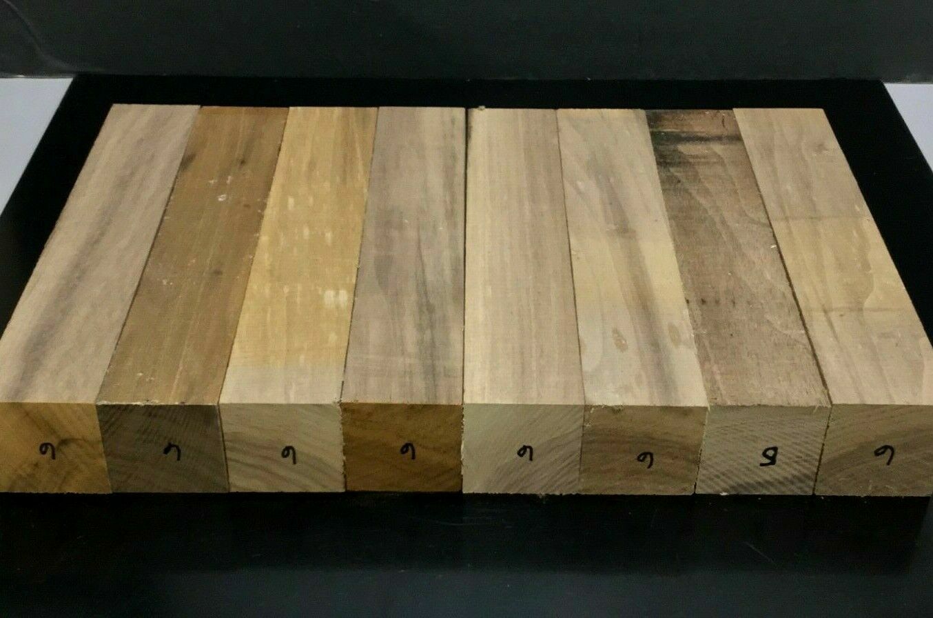 Black Walnut Spindles (2 x 2 x 11) Kiln Dried Turning Blanks Knife