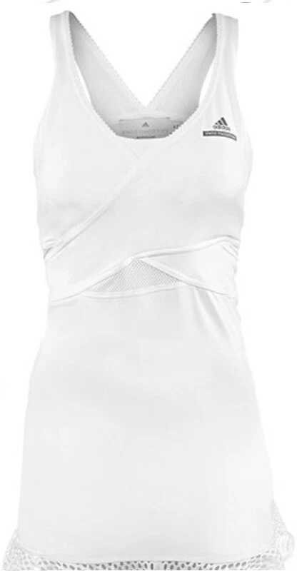 Vestido de tenis Adidas Stella McCartney (Caroline Wozniacki), blanco, (s/xs) Foto 2 de 2