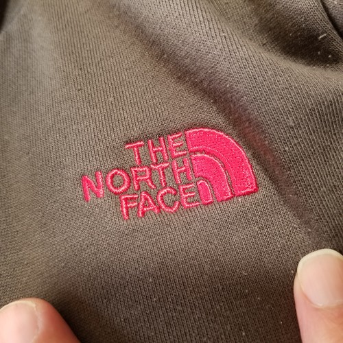 THE NORTH FACE REVERSIBLE HOODIE JACKET FLEECE RED/GRAY MENS SMALL - Picture 4 of 10
