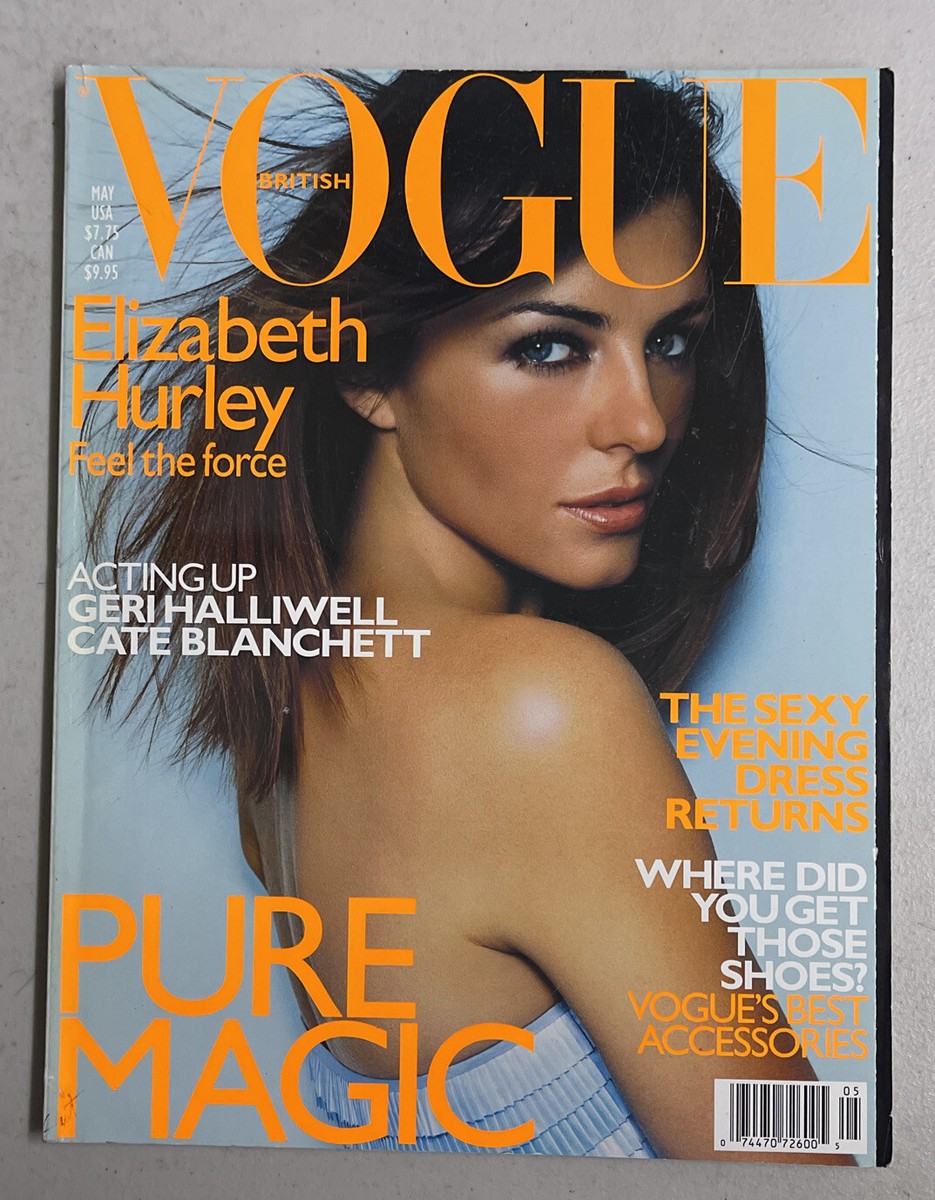 Vogue British Magazine May 1999 Elizabeth Hurley Cate