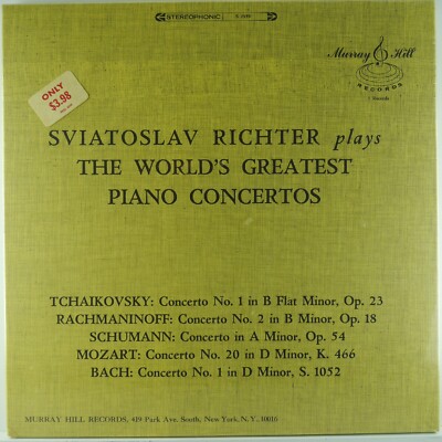 SVIATOSLAV RICHTER World's Greatest Piano Concertos SEALED Murray Hill S 2959