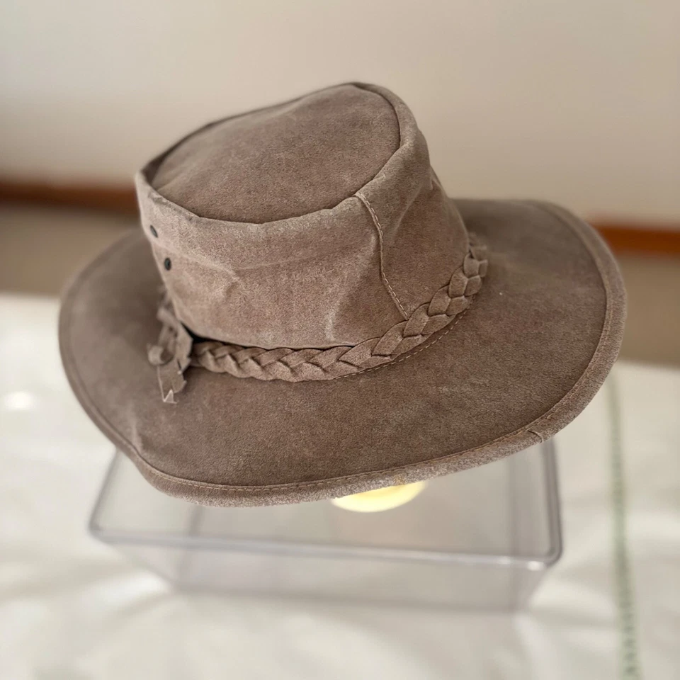 Aussie All Rounder Cowboy Style Hat Light Brown Size Large - Image 3 of 4