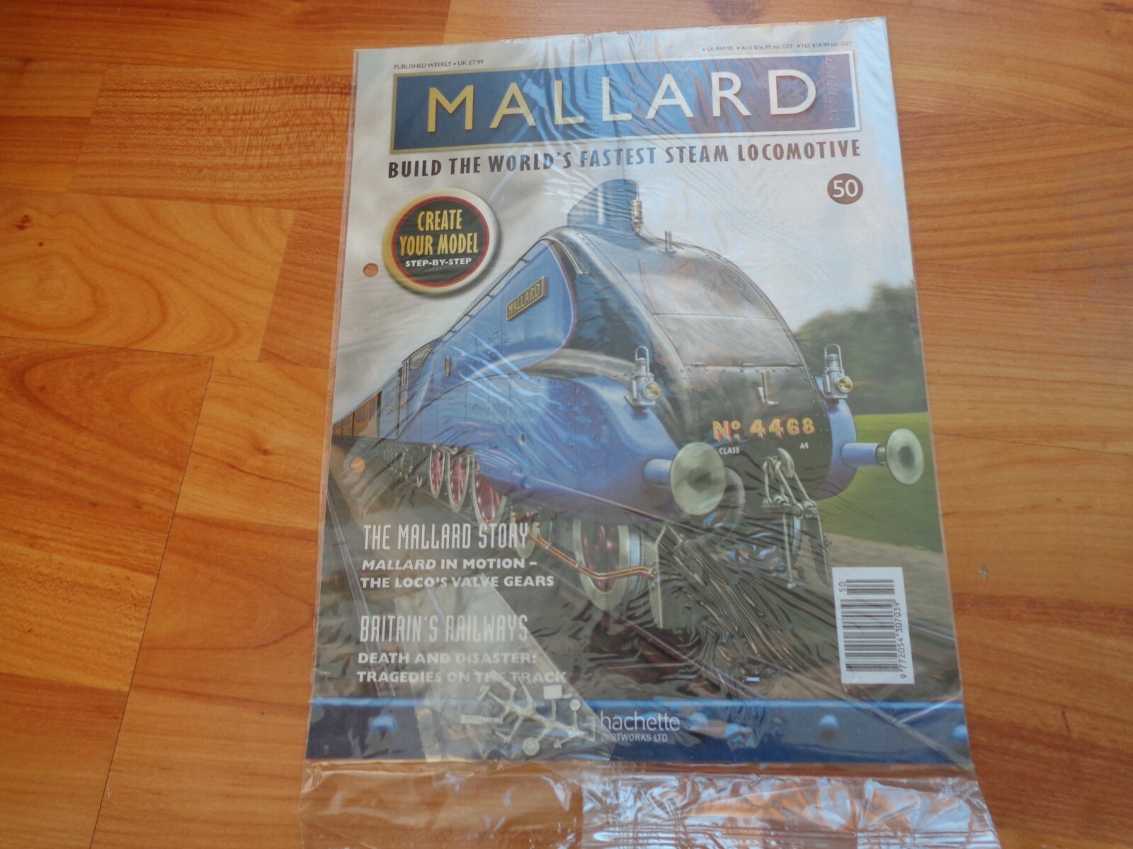 O GAUGE HACHETTE BUILD YOUR OWN THE MALLARD LOCOMOTIVE MODEL TRAIN ISSUE 50 PART