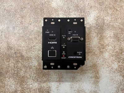 CRESTRON HD-TX-201-C-2G-E-B-T. HDMI over CAT Trans & 2x1 Switcher w/VGA-Audio.
