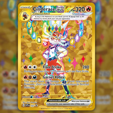 Gold Cinderace Carte Pokémon Cendrillon EX - SVP163 - Promo Ultra