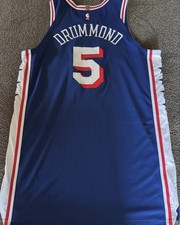 Andrea Drummond 2024/2025 Nike NBA Authentics Game Worn Jersey - Kia NBA Tip-Off