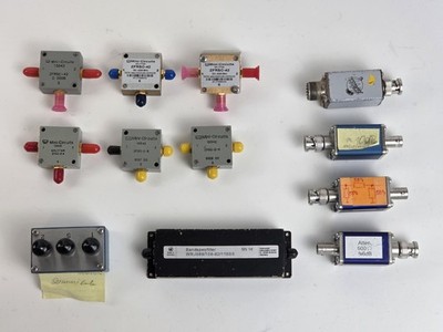 Elektronische Bauteile Konvolut - Mini Circuits, Tektronix,... ungetestet