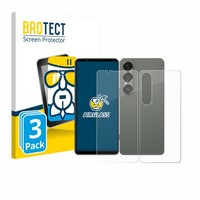 3X Panzerfolie Schutzglas Sony Xperia 1 VII (Display+RüCkseite) Displayschutz