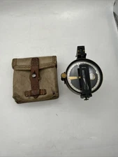 Antique Gebr. Wichmann Berlin Germany Magnetic Compass With Case