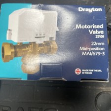 Drayton 27101 22mm 3 Port Motorised Valve
